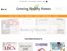 Tablet Screenshot of growinghealthyhomes.com